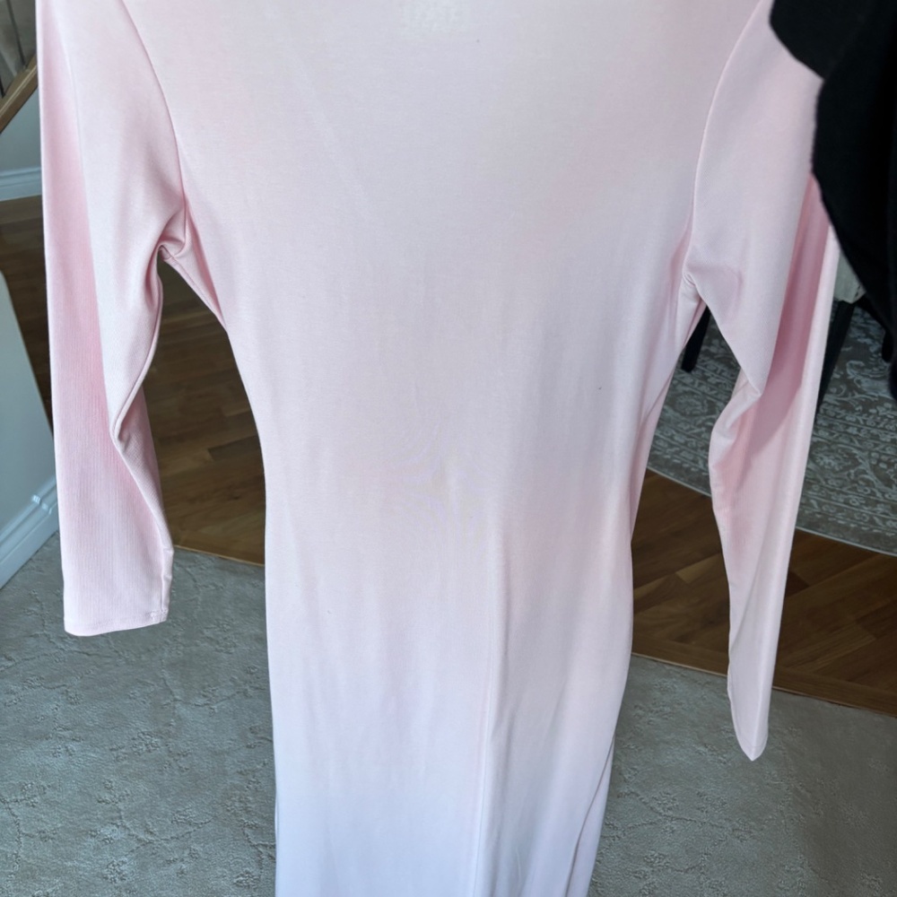 OGL Surplice Wrap Long Sleeve Dress - Picture 5 of 5